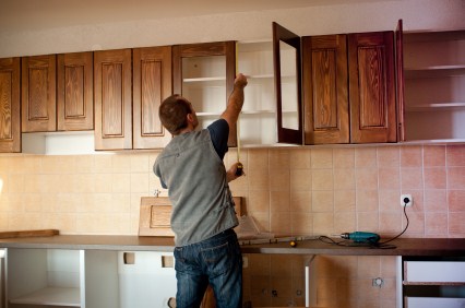 Cabinet refinishing by Kern Industries